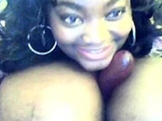 Big Black BBW Amateur with Huge Tits on Webcam
