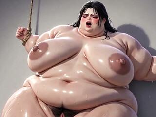 Obese SSBBW Bound Tight - Extremely Aroused & Begging for Cock