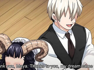 Hairy Hentai Goat Maid Gets Shaved And Creampied By Master In Missionary