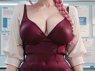 Pink Pony Secretary! Office Private Tease, Can You Handle This Contrast?