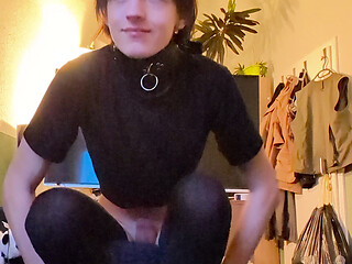 fucking myself with a dildo