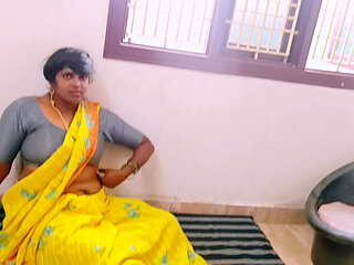 Indian Middle Age Stepaunty Enjoyed StepDaughter's Husband Bog Dick. Telugu Dirty Talks.