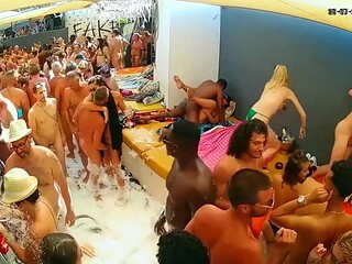 French couple gets wild at the swinging club