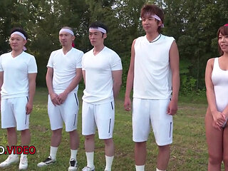 Japanese Passionate Group Fuck Outdoors Starring Sara Saijo Hot Scene