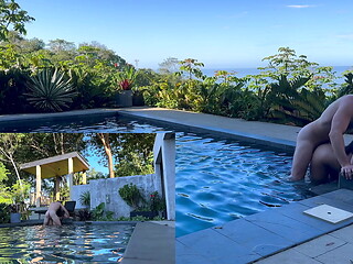 Outdoors ANAL and Blowjob in Costa Rica
