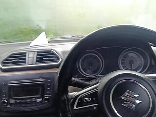 office manager enjoying hot Romance with married colleague inside car part 4