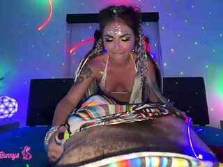 Tiny Rhea's Techno Pad Fuck Party!