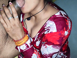 Indian Desi Wife Sucked Dick Till Cum in Mouth