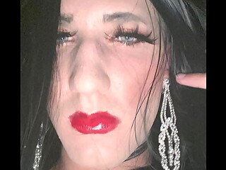 Gothic Crossdresser on Halloween