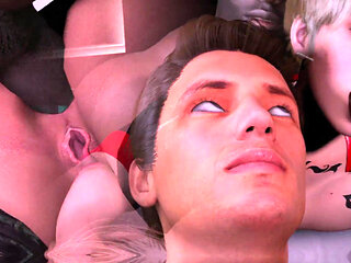 Indira QOS Blacked PMV with Club Girls - BBC Worship