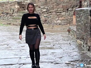 A Stranger Sucked Me off on an Excursion in the Old Fortress. Outside Sex, in...