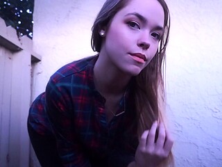 Teen Girl Solo Masturbation and Striptease 24