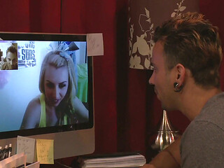 18 year old Lexi Belle fucks a guy she met online