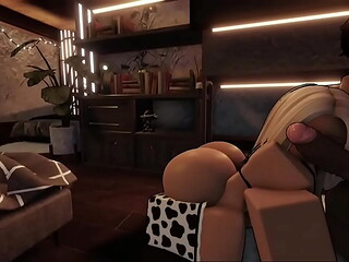 fucked a blond cow slut~ (roblox)