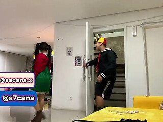 Kiko Breaks Pigtails on His Dick