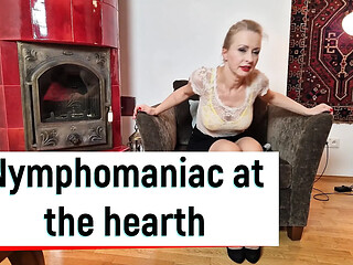 Retro nympho gets pounded at the hearth