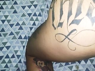 My Neighbor Eating My Ass and Cumming in the Pregnant Neighbor's Ass