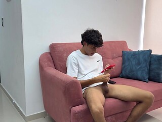Teen Latina takes a sloppy blowjob and gets creampied