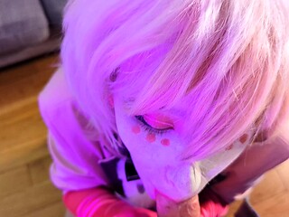 mothkink - Angel Dust gets an unexpected client - BJ and