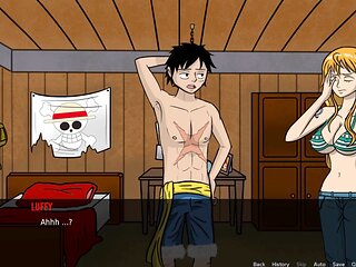 Nami's treasure hunt leads to a big breast adventure