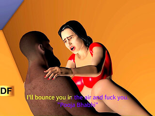 S5-ep-03 Poor Desi Chubby Pooja Bhabhi and Landlord