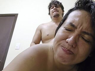 I fuck my big-assed and busty Mexican stepmother