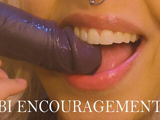POV: Teaching My Husband How to Suck Cock - Bi Encouragement