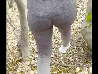 Stop Hiking and Cum Inside Me! Outdoor Sex in a Public Park