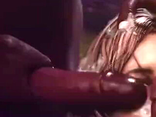 Elden Ring's Maiden Melina Gets Covered with Cum Her Face Gets Cockslapped by 3 Black Cocks Blacked