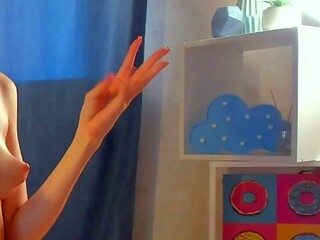 Brunette Solo Webcam Masturbation