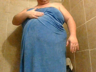 Shower time boys come and watch
