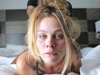 Amateur teen Blowjob with hardcore drilling