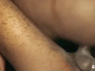Ebony Stepsister Went Crazy on My BBC We Were Home Alone She Got Honey and Decided to Ride Me Roughly She Takes This BBC so Well