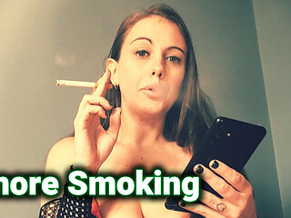 Natural Smoking POV Cigarettes - Smoke Break, Snap Inhales, Sexy Smoking.