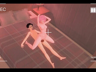 Dandadan Hentai - Aira Ridding Okarun's Dick - Asian Japanese Anime Manga