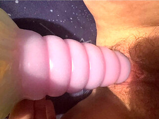 Fucking my pussy with a dildo