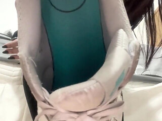 Removing My Sweaty and Super Stinky Sneakers I Was Wearing Yesterday Just for You