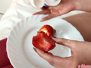 Strawberries with Shana Food Fetish