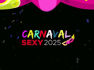 Carnaval Sexy 2025 - EROTIKAXXX - Com Aghata Mom, Bruna RIos e Kelly - Cena completa