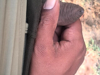 Small land black Masterbate masterbating finger