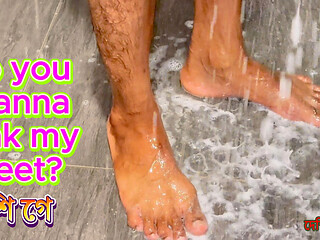 Asian gay couple get shower after fuck, desi teen boy leak the bf feet. big black bangla cock boysex