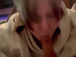 18 Year Old on Her Knees Blowjob