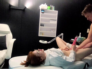 After the Massage, the Masseuse Decided She Wanted to Have Some Fun and Asked the Client to Help