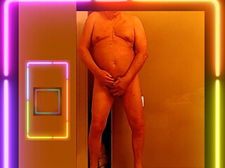 Showtime.Showing your naked body, being naked in general, and playing with your hard cock.