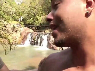 Gay hunks play with their anuses.. (no condom)