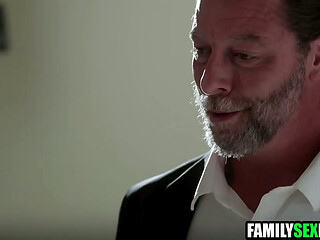 Step Daughter Brings Virgin BFF for Sex With Step Parents