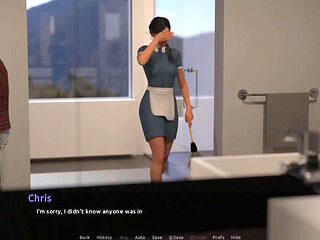 The visit: very big cock, and a massive facial cumshot in a clothing store ep.9