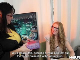 MATURE CLUB - Gorgeous ginger mom Lenka and her sex toys