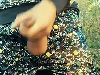 Sounding Outdoor Huge Cock