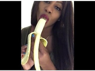 Asmr - Coworker Roleplay - Twerking - Banana Eating - Ebonylovers